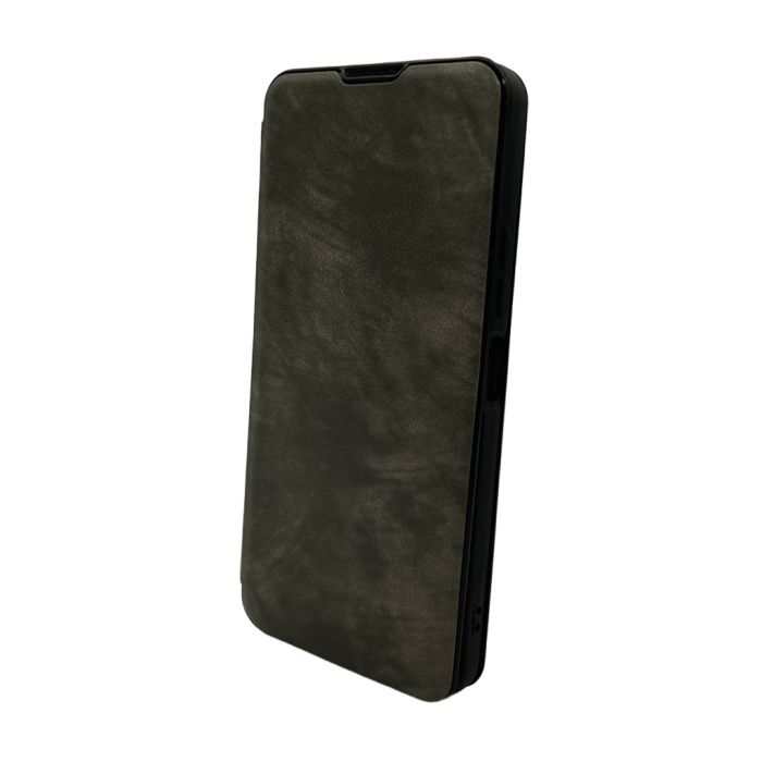 Чохол для смартфона Leather Premium for Xiaomi Redmi 13C / Poco C65 Grey (LPRRm13CGrey)