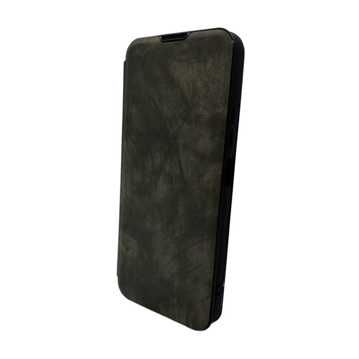 Чохол для смартфона Leather Premium for Xiaomi Redmi 14C / Poco C75 Grey (LPRRm14CGrey)
