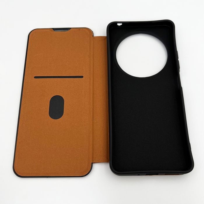 Чохол для смартфона Leather Premium for Xiaomi Redmi 14C / Poco C75 Brown (LPRRm14CBrown)