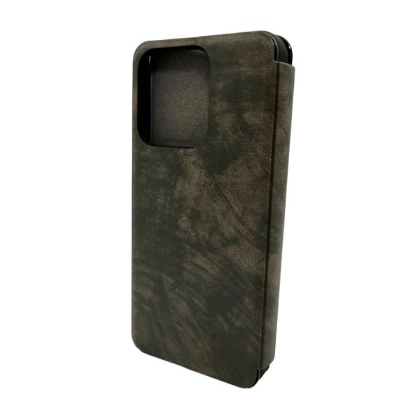 Чохол для смартфона Leather Premium for Xiaomi Redmi Note 13 4G Grey (LPRRmNt134GGrey)