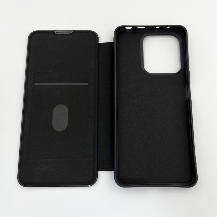Чохол для смартфона Leather Premium for Xiaomi Redmi Note 14 4G (Europe version) Black (LPRRmNt14Black)