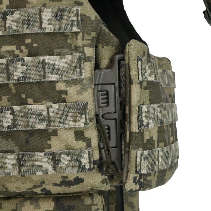 Бронежилет Kiborg Modular X-1 Пиксель (XL) с баллистической защитой Militex (1 класс)
