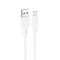 Кабель BOROFONE BX115 Lotto silicone charging data cable Micro White (6941991119651)
