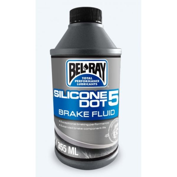 Жидкость тормозов и сцепления Bel-Ray Silicone DOT 5 Brake Fluid (355мл)