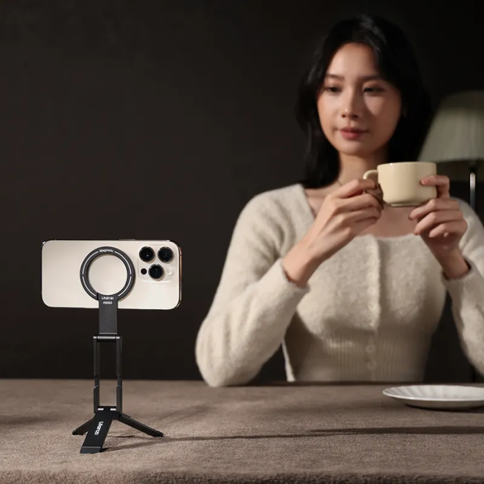 Тримач телефона Ulanzi MA60 Foldable Magnetic Phone Tripod (Purple) (S037)