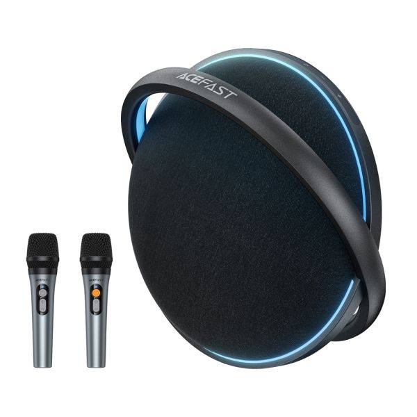 Портативна колонка ACEFAST K5 Max portable wireless speaker Black (6974316285670)