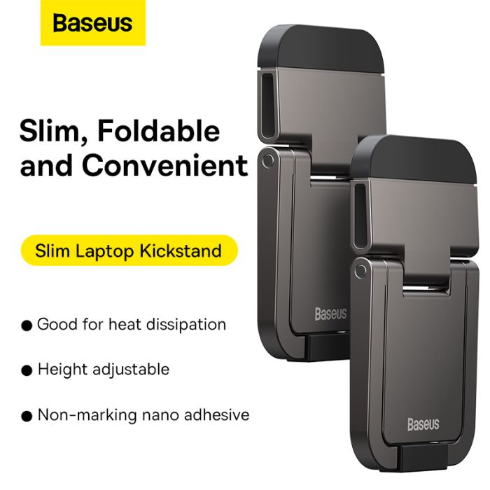 Підставка для ноутбука Baseus Slim Laptop Kickstand （2pcs）Grey (LUZC000013)