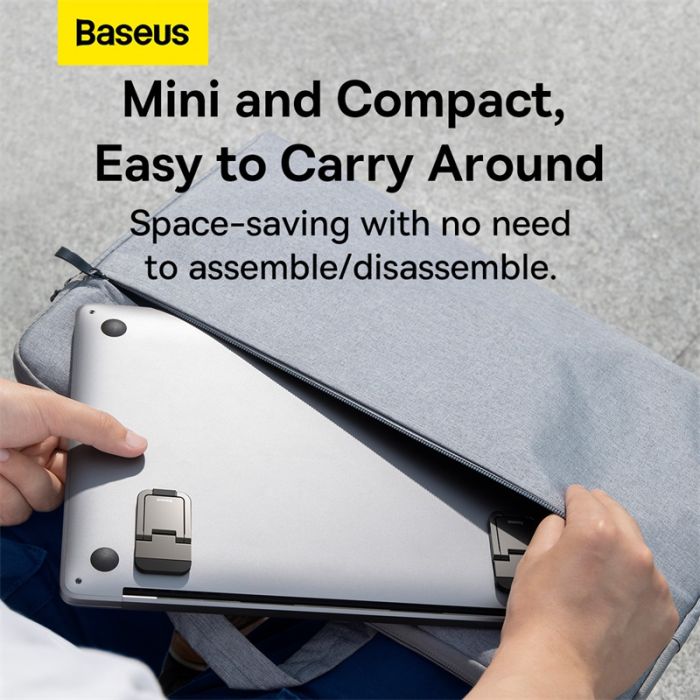 Підставка для ноутбука Baseus Slim Laptop Kickstand （2pcs）Grey (LUZC000013)