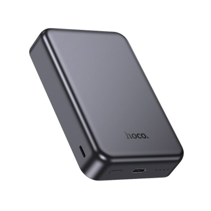 Зовнішній акумулятор HOCO J160A Original PD20W magnetic power bank(10000mAh) Black (6942007664097)