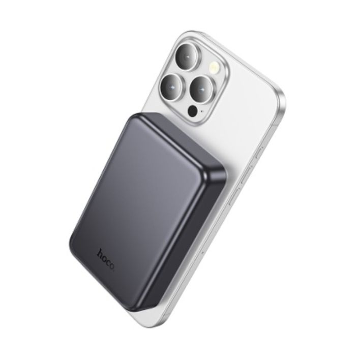 Зовнішній акумулятор HOCO J160A Original PD20W magnetic power bank(10000mAh) Black (6942007664097)