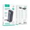 Зовнішній акумулятор HOCO J163B Wonderful power bank with 4 cables(30000mAh) Black (6942007664615)