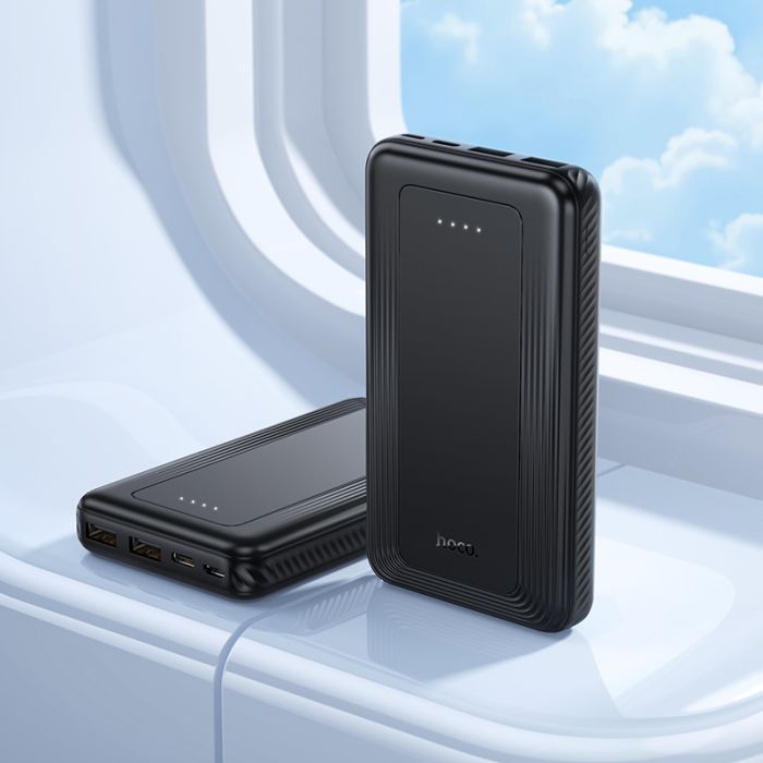 Зовнішній акумулятор HOCO J165 Honey power bank(10000mAh) Black (6942007666299)