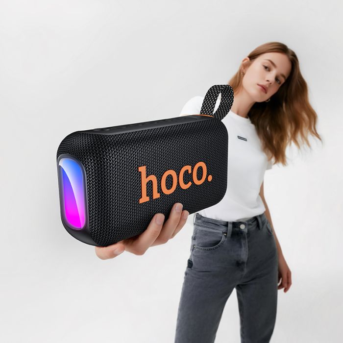 Портативна колонка HOCO HC32 Smart sound sports BT speaker, 10W*2, Black (6942007663687)