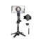 Селфі-трипод HOCO K27 Pro Magic mini live broadcast stand(pull clip+magnetic focusing version) (48cm) Black (6942007668743)