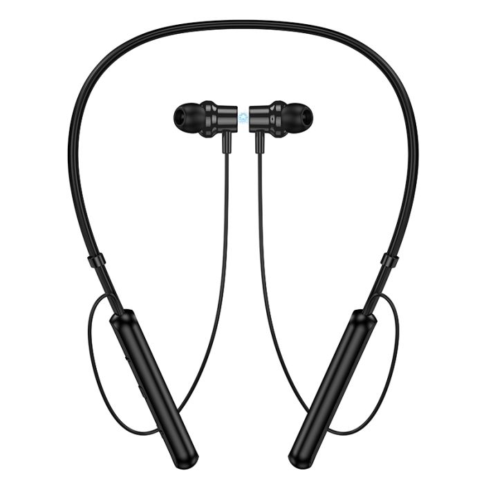 Бездротові спортивні навушники BOROFONE BE72 Sun neck hanging BT earphones Black (6941991124518)