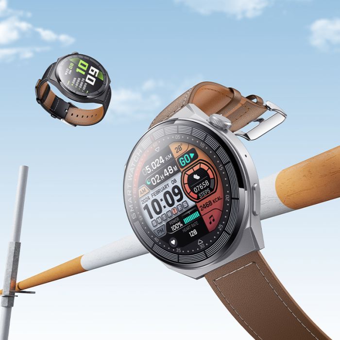 Смарт-годинник HOCO Y35 36mm. 250 mAh. IP67 Smart sports watch(call version) Silver (6942007663656)