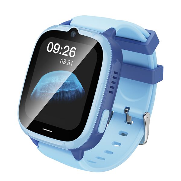 Дитячий смарт-годинник HOCO Y106 4G 46mm. 730 mAh children phone watch Blue (6942007658706)