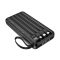 Зовнішній акумулятор BOROFONE BJ76 Smart power bank with 4 cables(10000mAh) Black (6941991120046)