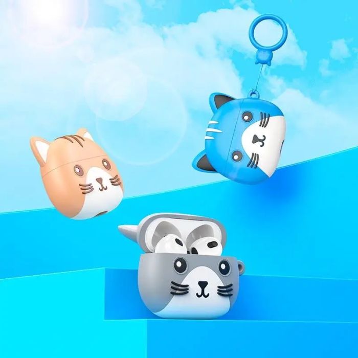 Бездротові навушники TWS HOCO EW46 Khaki Cat (6931474788863)