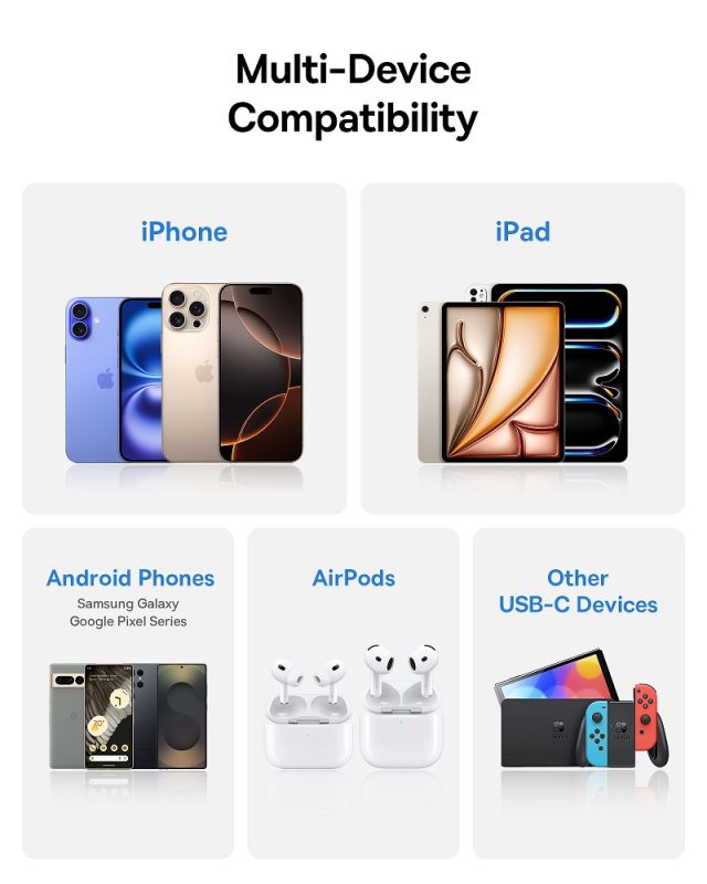 Зовнішній акумулятор Baseus EnerFill FC21 Qpow 3 Ultra Digital Display Power Bank with Detachable Cable 20000mAh 22.5W Cosmic Black (E0027M00)