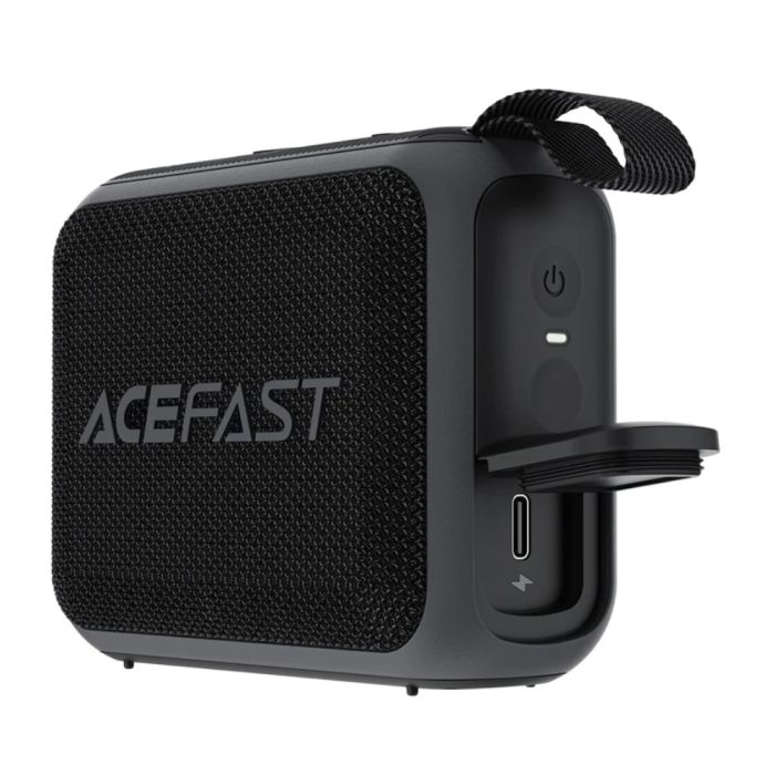 Портативна колонка ACEFAST K4 Go portable wireless speaker 5W, IPX7, Black (6974316285113)