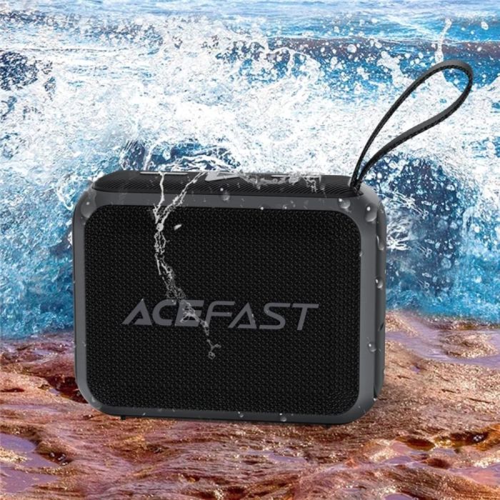 Портативна колонка ACEFAST K4 Go portable wireless speaker 5W, IPX7, Black (6974316285113)