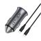 Автомобільний зарядний пристрій ACEFAST B16 95W (USB-A+USB-C) dual port metal car charger set (P5) Metal Gray (6974316285304)