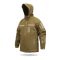 Куртка Windproof Softshell ветрозащитная (койот), водостойкая, флис 320 г/м²