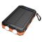 Зовнішній акумулятор HOCO J164 Platinum solar dual lighting power bank(8000mAh) Black (6942007667579)