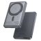 Зовнішній акумулятор HOCO Q46 Title PD20W magnetic power bank+card holder+phone holder(5000mAh) Silver Gray (6942007663106)
