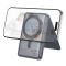Зовнішній акумулятор HOCO Q46 Title PD20W magnetic power bank+card holder+phone holder(5000mAh) Silver Gray (6942007663106)