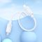Кабель HOCO X122 Benefit PD27W silicone charging data cable iP White (6942007662178)