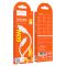 Кабель HOCO X122 Benefit 60W silicone charging data cable C to C White (6942007662253)