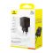 Мережевий зарядний пристрій з кабелем Baseus Palm Fast Charger 1C 20W EU Cosmic Black  set USB-C to iP 20W 1m (E0116401)