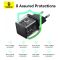 Мережевий зарядний пристрій з кабелем Baseus Palm Fast Charger 1C 20W EU Cosmic Black  set USB-C to iP 20W 1m (E0116401)