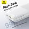 Зовнішній акумулятор Baseus Bipow 2 Digital Display Power Bank With Built-in USB-C Cable 20000mah 20W Moon White (P10077101213-01)