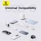 Зовнішній акумулятор Baseus Bipow 2 Digital Display Power Bank With Built-in USB-C Cable 20000mah 20W Moon White (P10077101213-01)