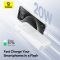 Зовнішній акумулятор Baseus Bipow 2 Digital Display Power Bank With Built-in USB-C Cable 20000mah 20W Moon White (P10077101213-01)