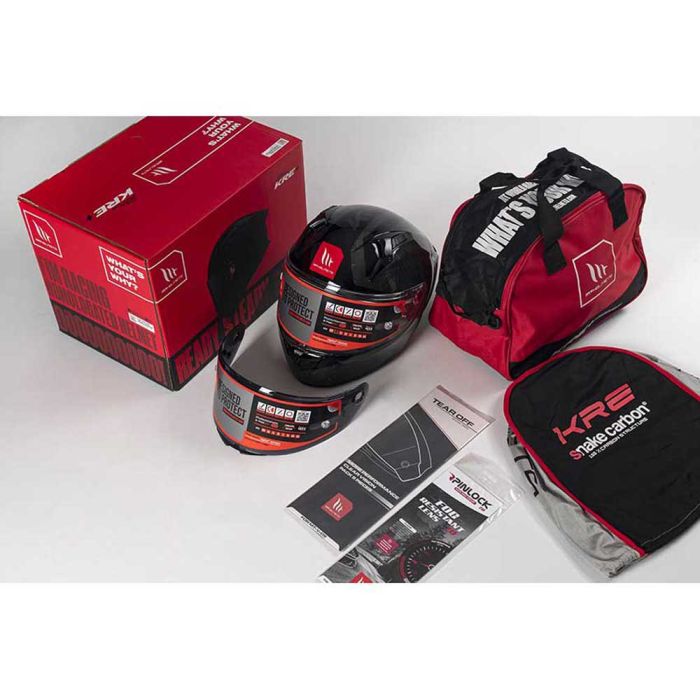 Мотошолом MT KRE+ S Carbon PURE A1 GLOSS XS