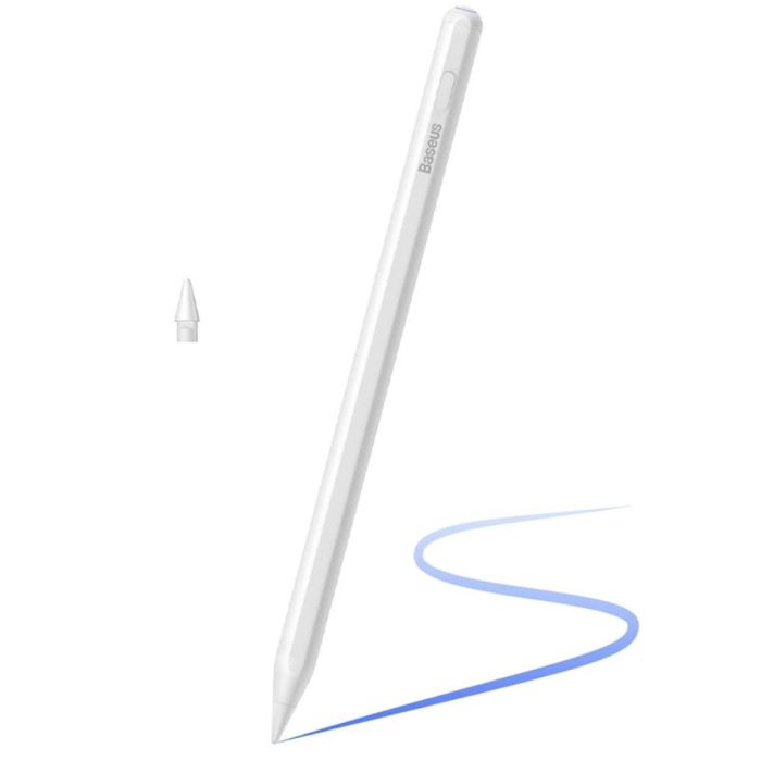 Стилус Baseus Smooth Writing 2 Series Dual Charging Stylus Active Wireless Version, Moon White (P80015804213-00)