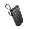 Зовнішній акумулятор HOCO J146 Night tide power bank with 4 cables (10000mAh) Black (6942007645898)