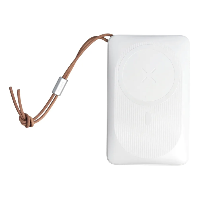 Зовнішній акумулятор VEGER 10000 mAh with wireless charging compatible with MagSafe PD QC3.0 2A 20W MagOn (VP1151 / W1151) white (VG-VP1151/W1151)