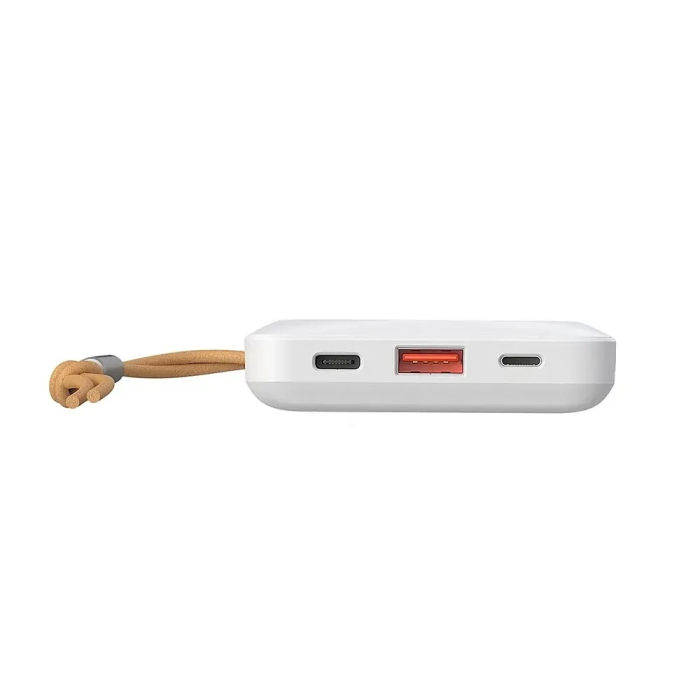 Зовнішній акумулятор VEGER 10000 mAh with wireless charging compatible with MagSafe PD QC3.0 2A 20W MagOn (VP1151 / W1151) white (VG-VP1151/W1151)