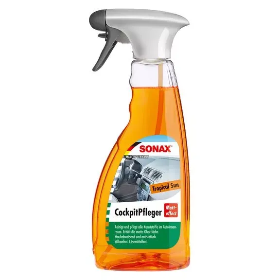 Очищувач-поліроль пластика матовий 500 мл SONAX Cockpitpfleger - Tropical Sun (361241)