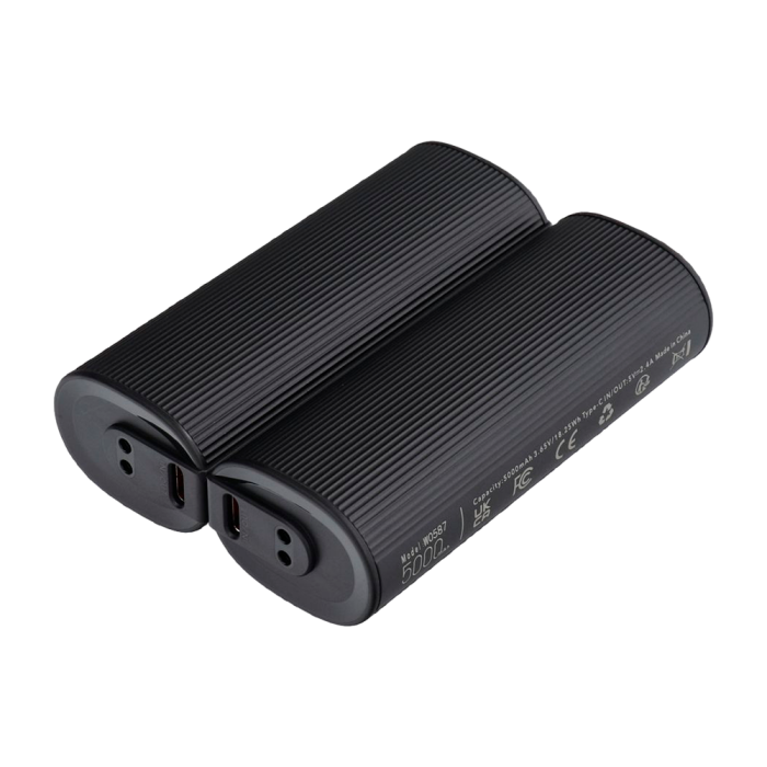 Зовнішній акумулятор VEGER 10000 mAh (2x5000mAh) Магнітна грілка для рук (VG-W0587)