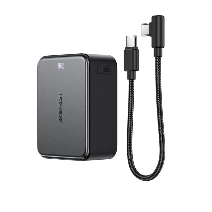 Зовнішній акумулятор ACEFAST M28-10000 22.5W fast charging power bank with cable Black (6974316285984)