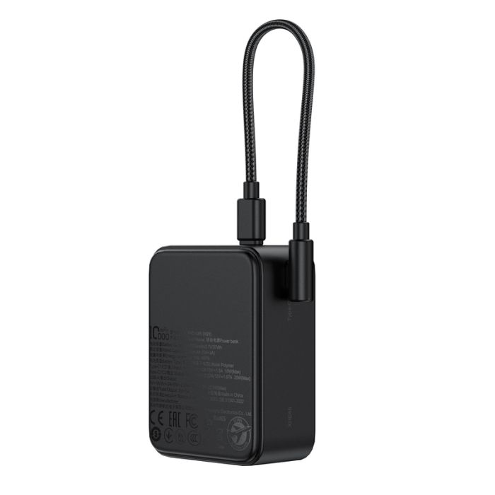 Зовнішній акумулятор ACEFAST M28-10000 22.5W fast charging power bank with cable Black (6974316285984)