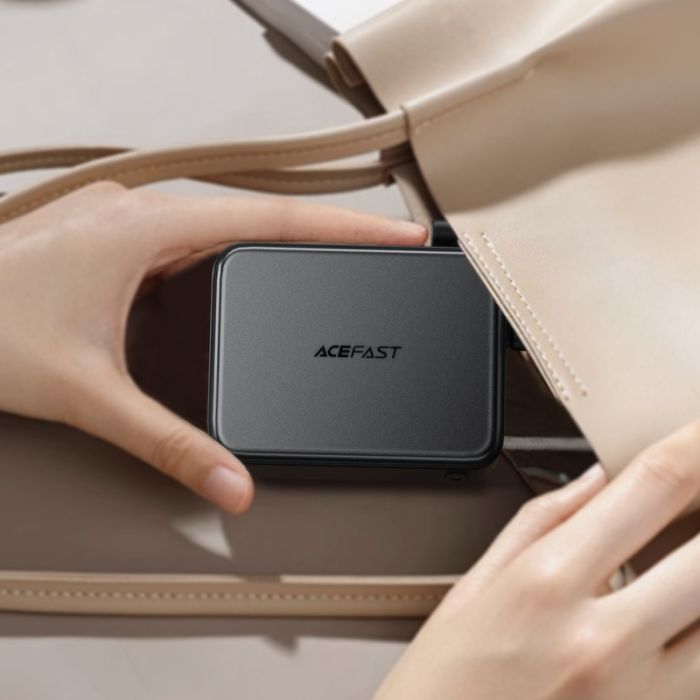 Зовнішній акумулятор ACEFAST M28-10000 22.5W fast charging power bank with cable Black (6974316285984)