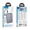 Зовнішній акумулятор HOCO J170 Starlight 22.5W+PD20W fully compatible power bank with cable(10000mAh) Metal Gray (6942007672696)