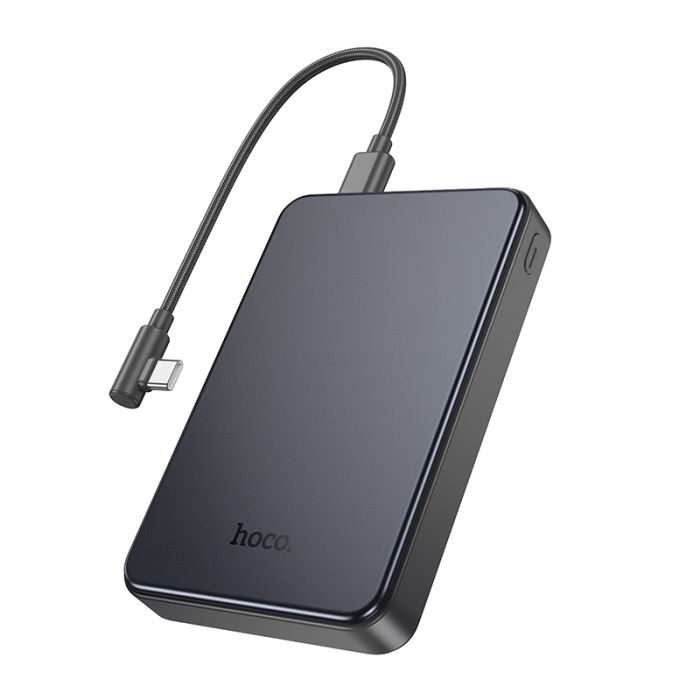 Зовнішній акумулятор HOCO J170 Starlight 22.5W+PD20W fully compatible power bank with cable(10000mAh) Metal Gray (6942007672696)